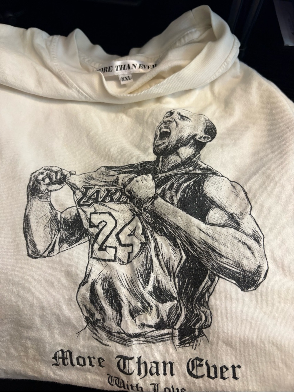 White Graphic Men’s Crewneck Shirt - More Than Ever - Picture 3 of 4